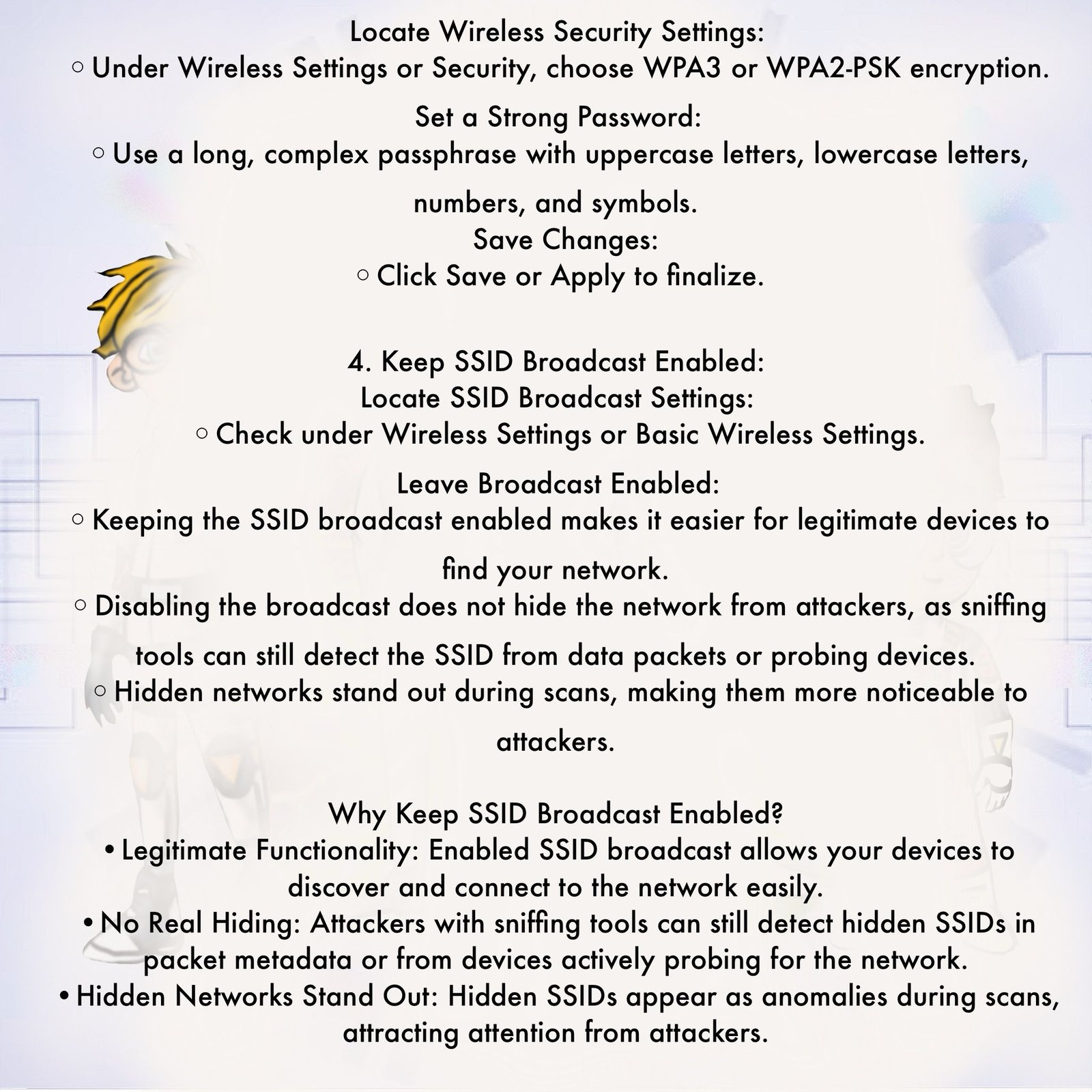 🔐 Setting WPA3 and Enabling SSID Broadcast