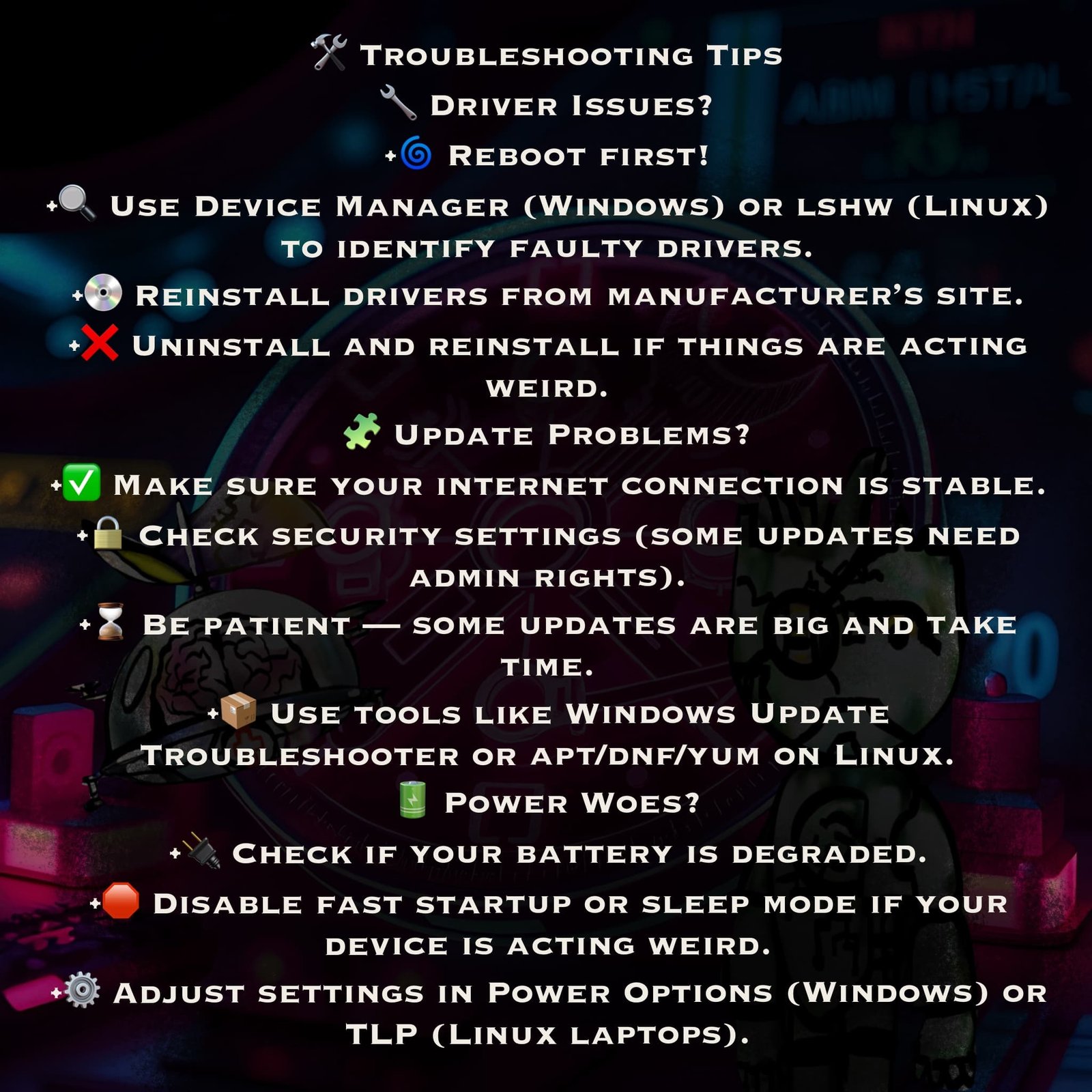 🛠️ Troubleshooting Tips