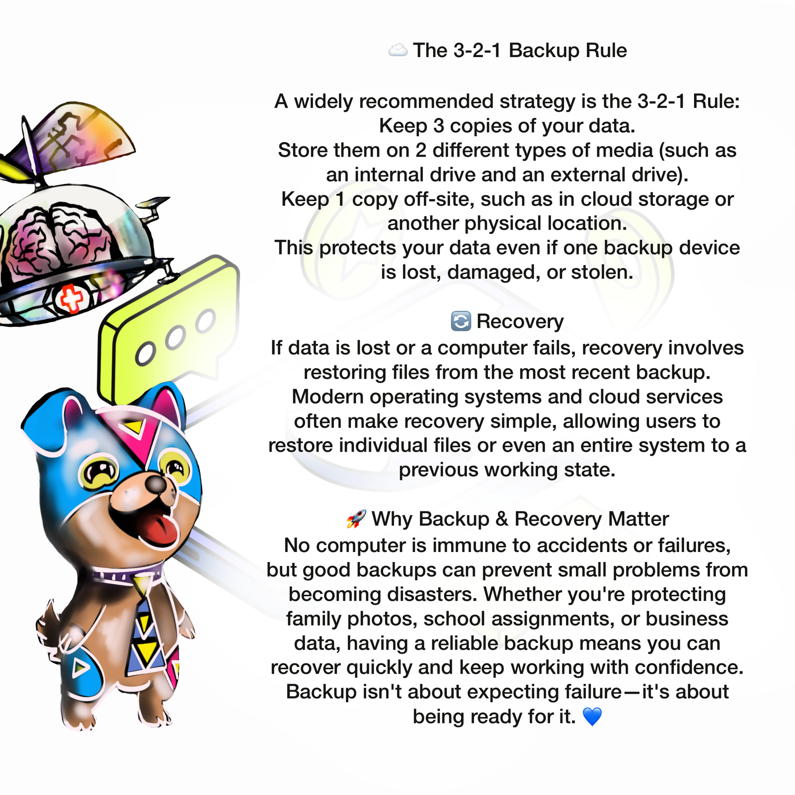 💾 When It All Goes Wrong – Backup & Recovery