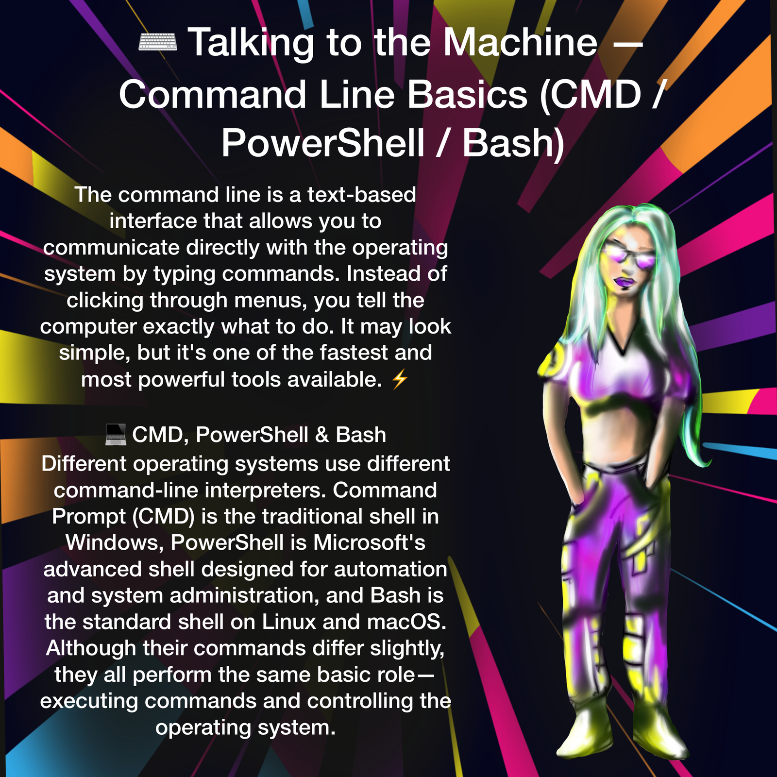 ⌨️ Talking to the Machine – Command Line