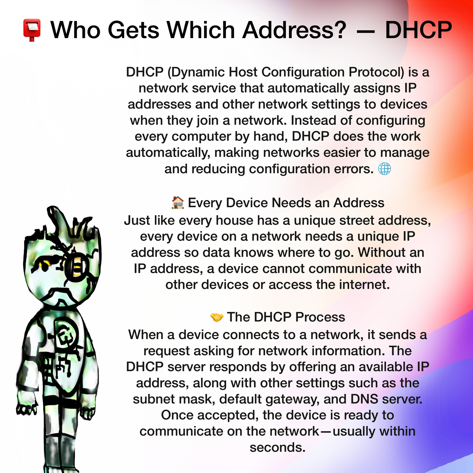 📮 Who Gets Which Address? – DHCP